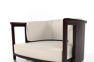 Dropp armchair, a Furniture 3D Model by inDahouze