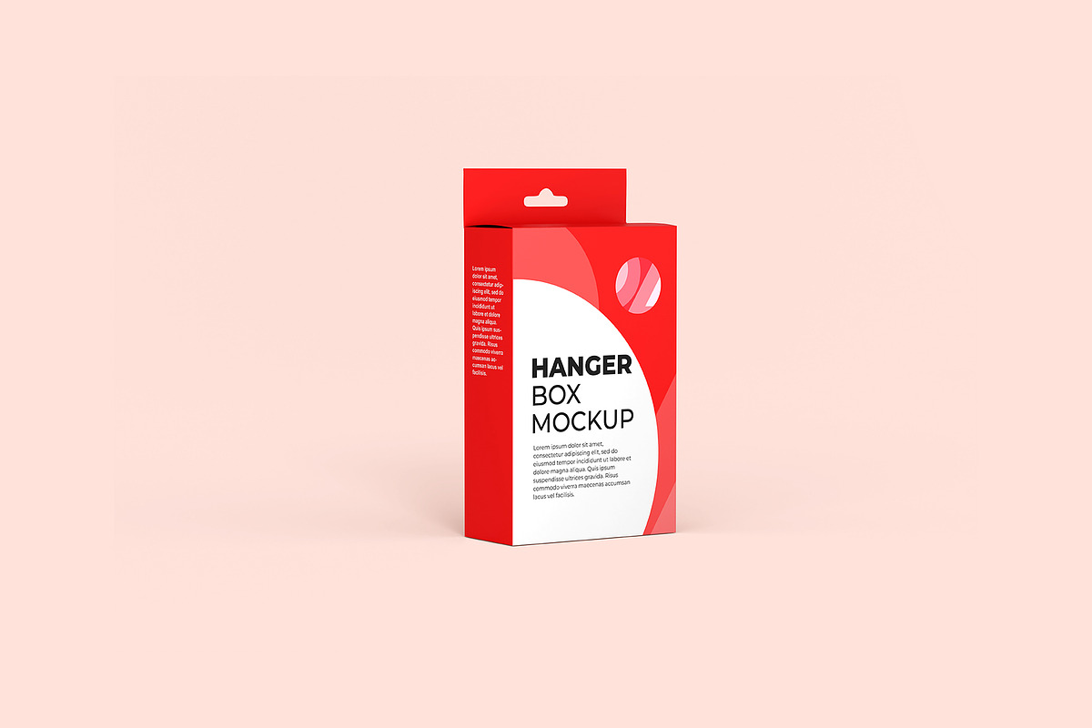 Hanger Paper Box Mockup, a Packaging Mockup by Adstart (Photo 2 of 5)