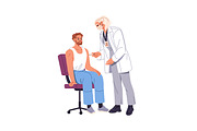 Vaccination of people set, a Healthcare Illustration by PaperTrident (Thumbnail 3 of 8)