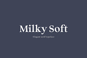Milky Soft - Elegant Serif Font, a Serif Font by Pulp Creative Studios (Thumbnail 1 of 8)