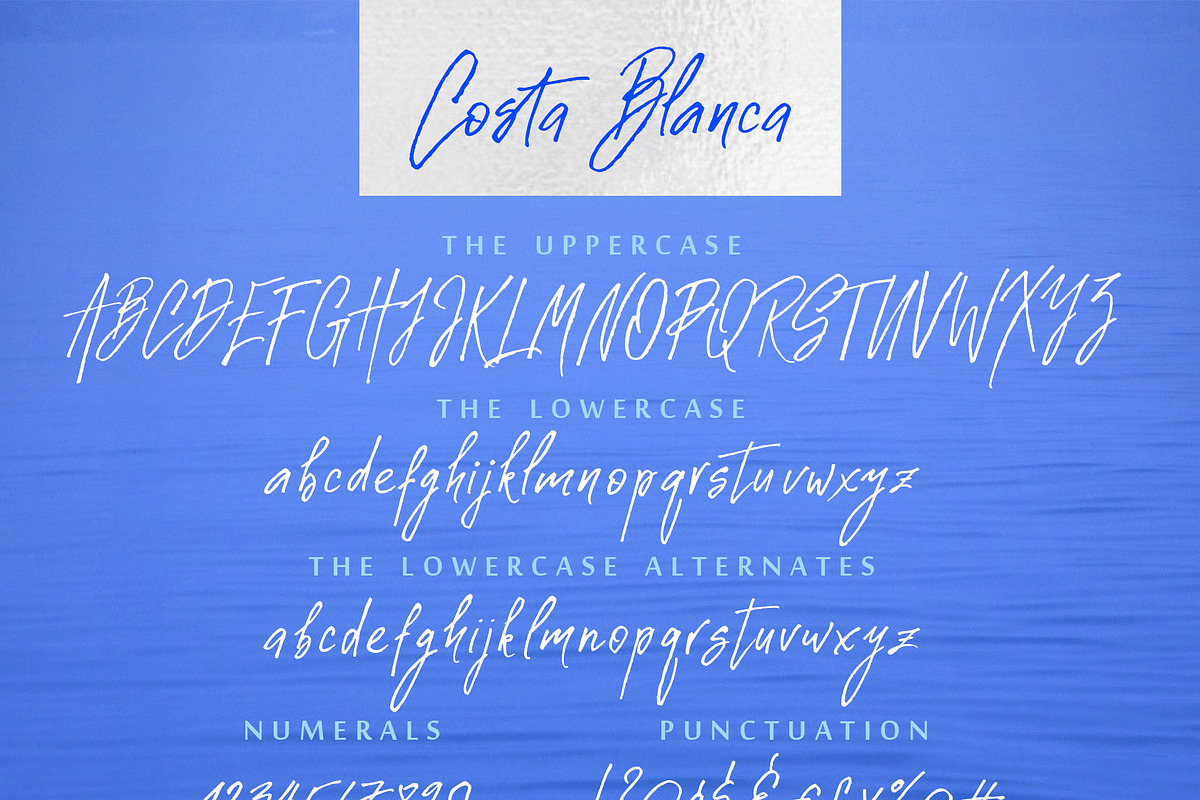 Costa Blanca Cyrillic textured font, a Script Font by IraDvilyuk (Photo 15 of 18)