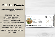 Editable Boarding Pass Template, a Card Template by YasdeyDesigns (Thumbnail 4 of 8)