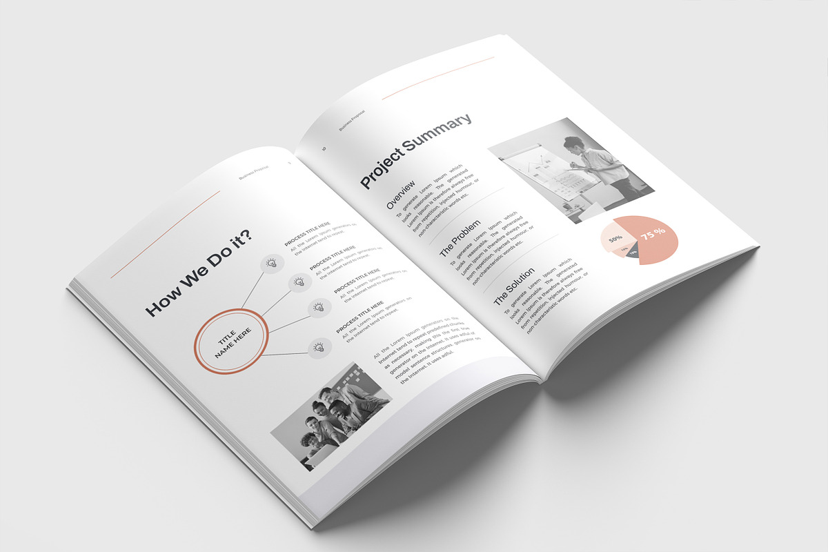 Business Proposal Template | MS Word, a Brochure Template by Niofix (Photo 2 of 6)