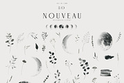 NOUVEAU watercolor floral, a Decorative Illustration by LiChu Art (Thumbnail 11 of 12)
