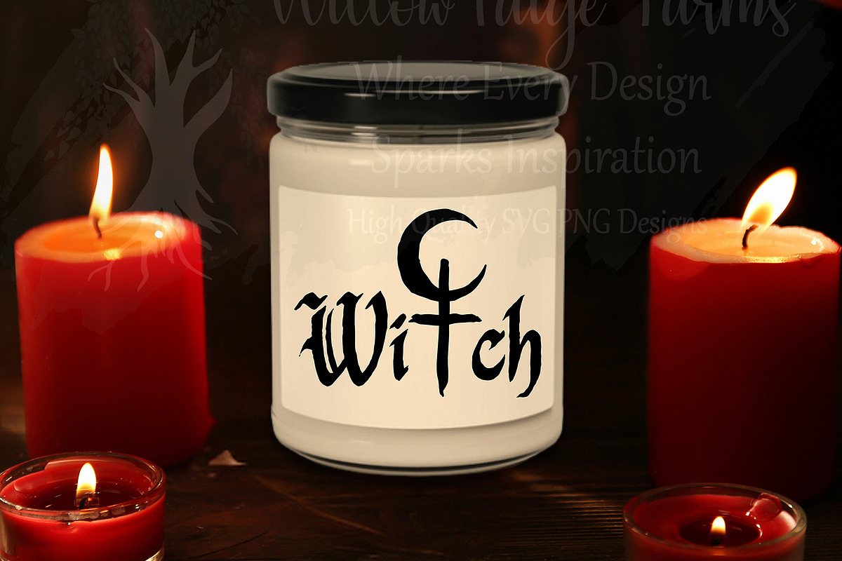 Witch Lilith Symbol SVG | Dark Witch, an Object Graphic by Willow Paige Farms (Photo 6 of 7)