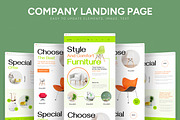 Interior Furniture Landing Page, an UI Kit Template by CreativeShaper (Thumbnail 1 of 6)