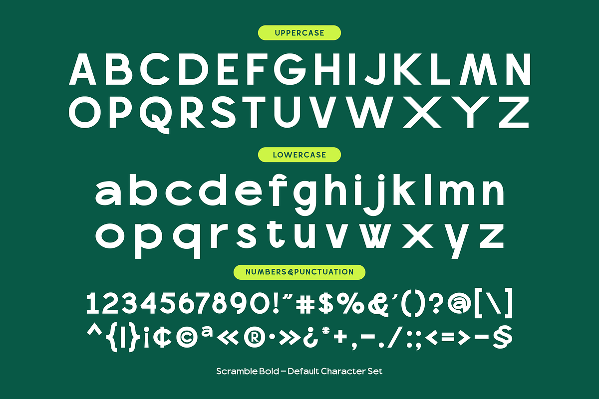 Scramble - Experimental Sans Family, a Sans Serif Font by agnyhasyastudio (Photo 14 of 18)