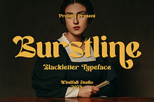 Burstline - Modern Blackletter Font