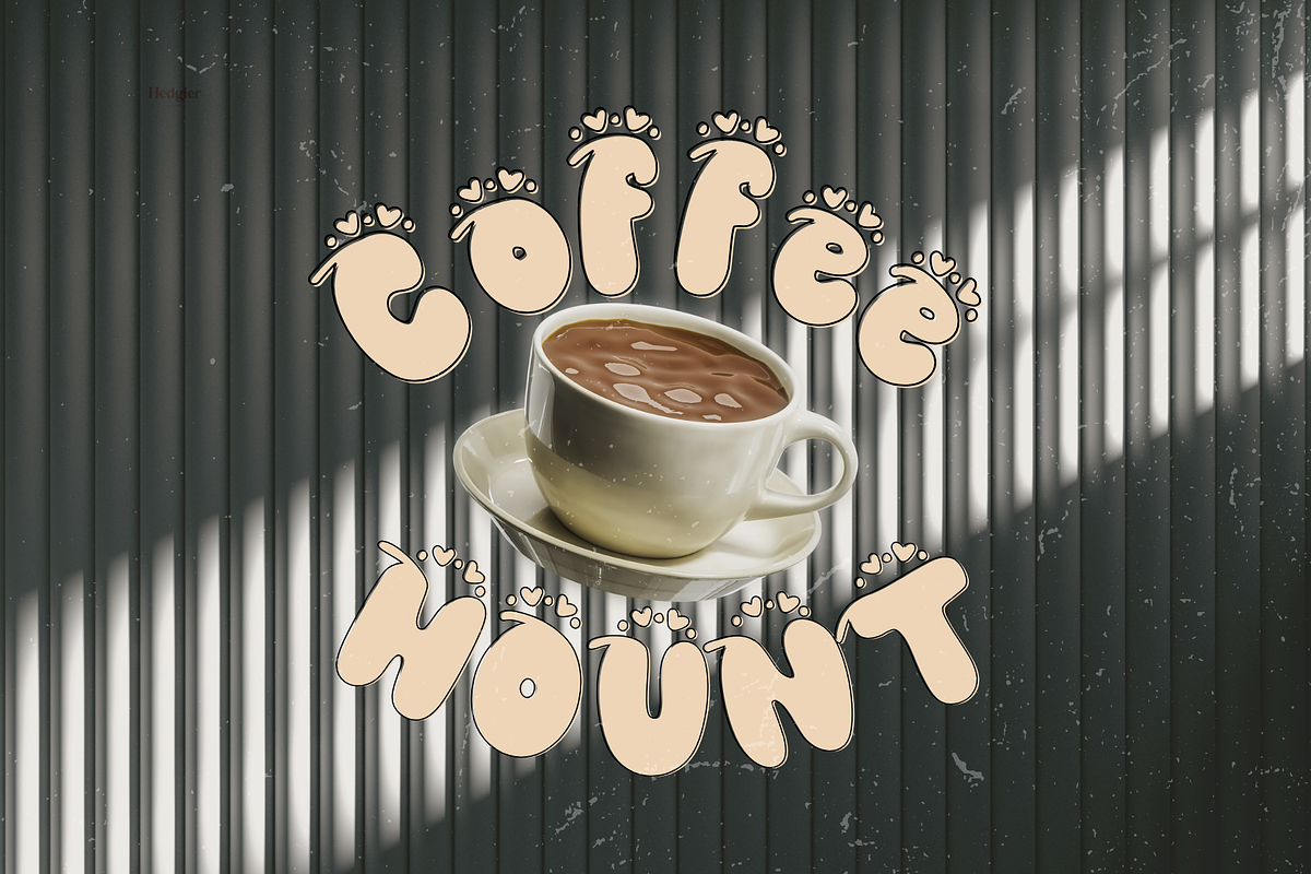 Really sunny retro cute font, a Script Font by JJuta (Photo 3 of 8)