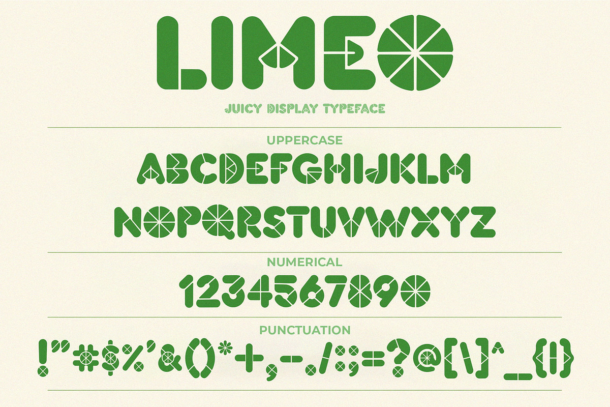 LIMEO - Juicy Display Font, a Sans Serif Font by NTC Graphic (Photo 11 of 11)