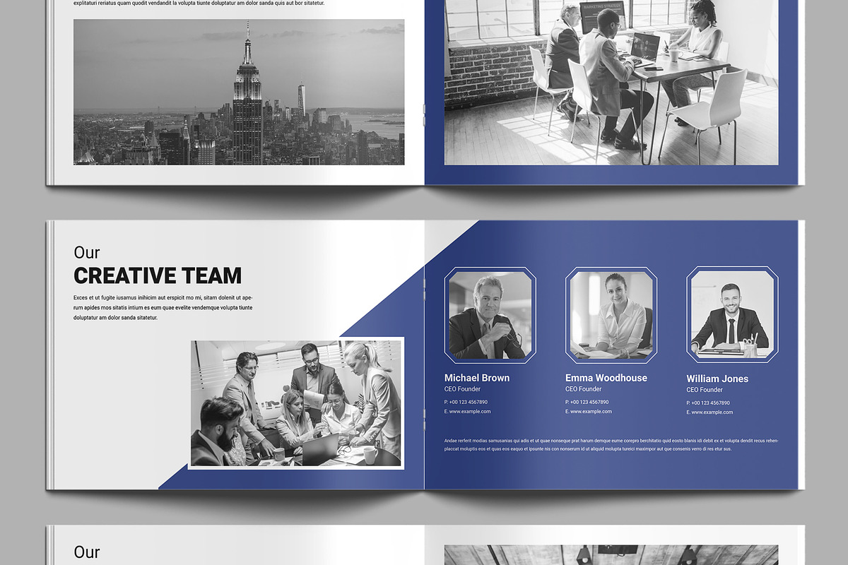 Company Brochure Landscape Template, a Brochure Template by MightyDesign (Photo 3 of 9)