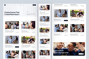 Non-Profit Charity Website UI Figma, an UI Kit Template by peterdraw (Thumbnail 4 of 7)