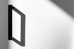Door Handle Abstract Copy Space Black And White