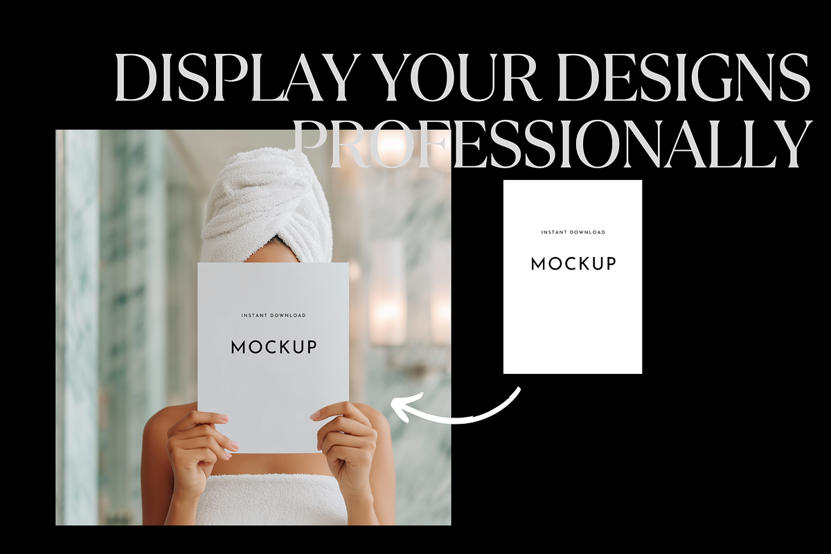 US Letter Mockup – Spa & Wellness, an Advertising Mockup by PhoebeCreates (Photo 3 of 6)