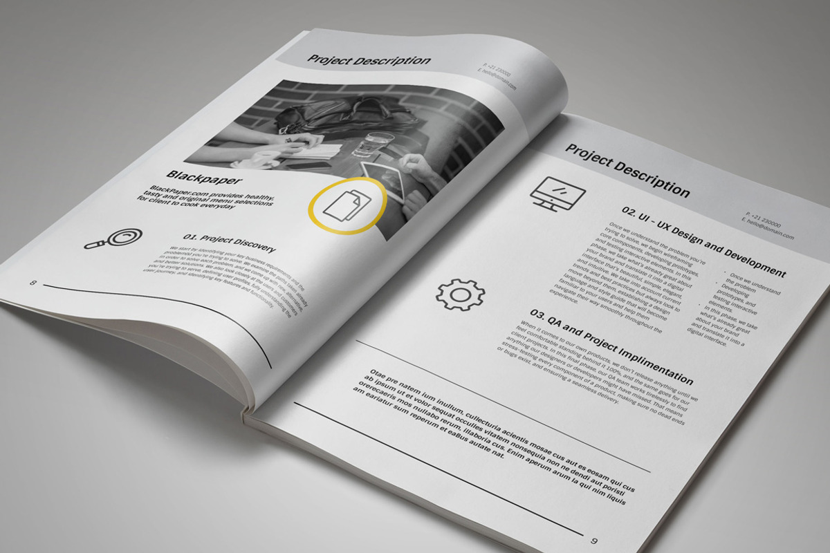 Brand Proposal, a Product Mockup by broluthfi (Photo 4 of 11)