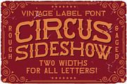 Circus Sideshow, a Font by VozzyStock (Thumbnail 3 of 7)