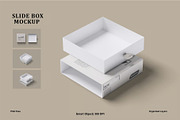 Slide Box Mockup, a Packaging Mockup by zpackcreative (Thumbnail 1 of 4)