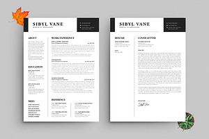 Modern Resume & Cover Letter Templat, a Resume Template by PixelStudio
