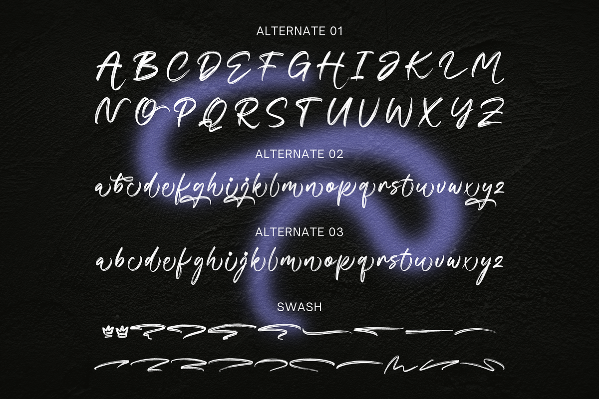 Rouxelle – A Bold & Expressive Brush, a Script Font by Creacy Studio (Photo 5 of 10)