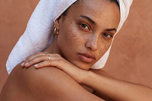 Skincare and Wellness Portrait, a Beauty & Fashion Photo by Virgo Studio