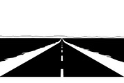 Desert Highway Silhouette Set, an Illustration by musafir_fashion (Thumbnail 7 of 16)