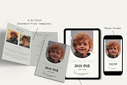 Child Funeral Program Set I Canva, an Invitation Template by The Social Stuff (Thumbnail 5 of 11)