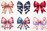 4th Of July Coquette Bow Sublimation, a Seasonal Illustration by RobertsArt (Thumbnail 2 of 7)