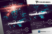 Dubstep Revolution Flyer Template, a Flyer Template by Ravi Rajcoomar (Thumbnail 2 of 3)