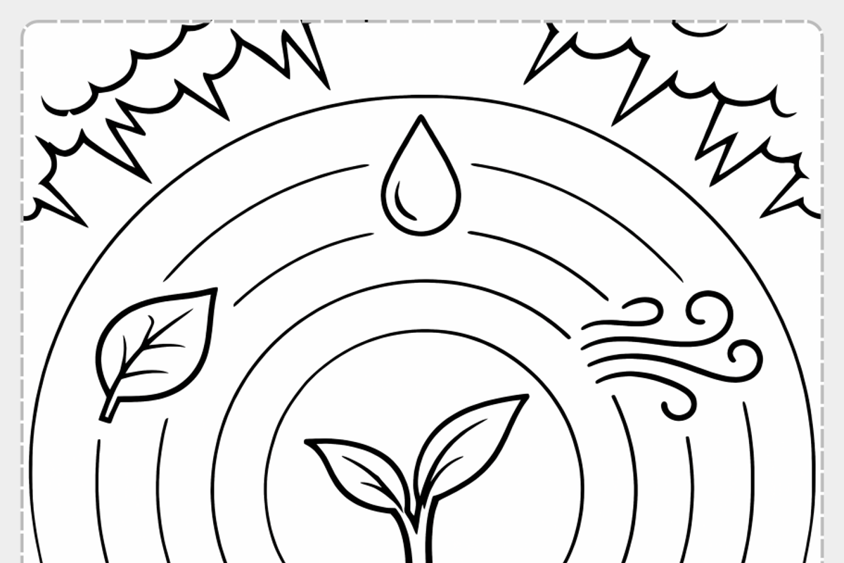 Manifestation Coloring Page, a Person Illustration by Nuvame Arts & Designs (Photo 8 of 27)