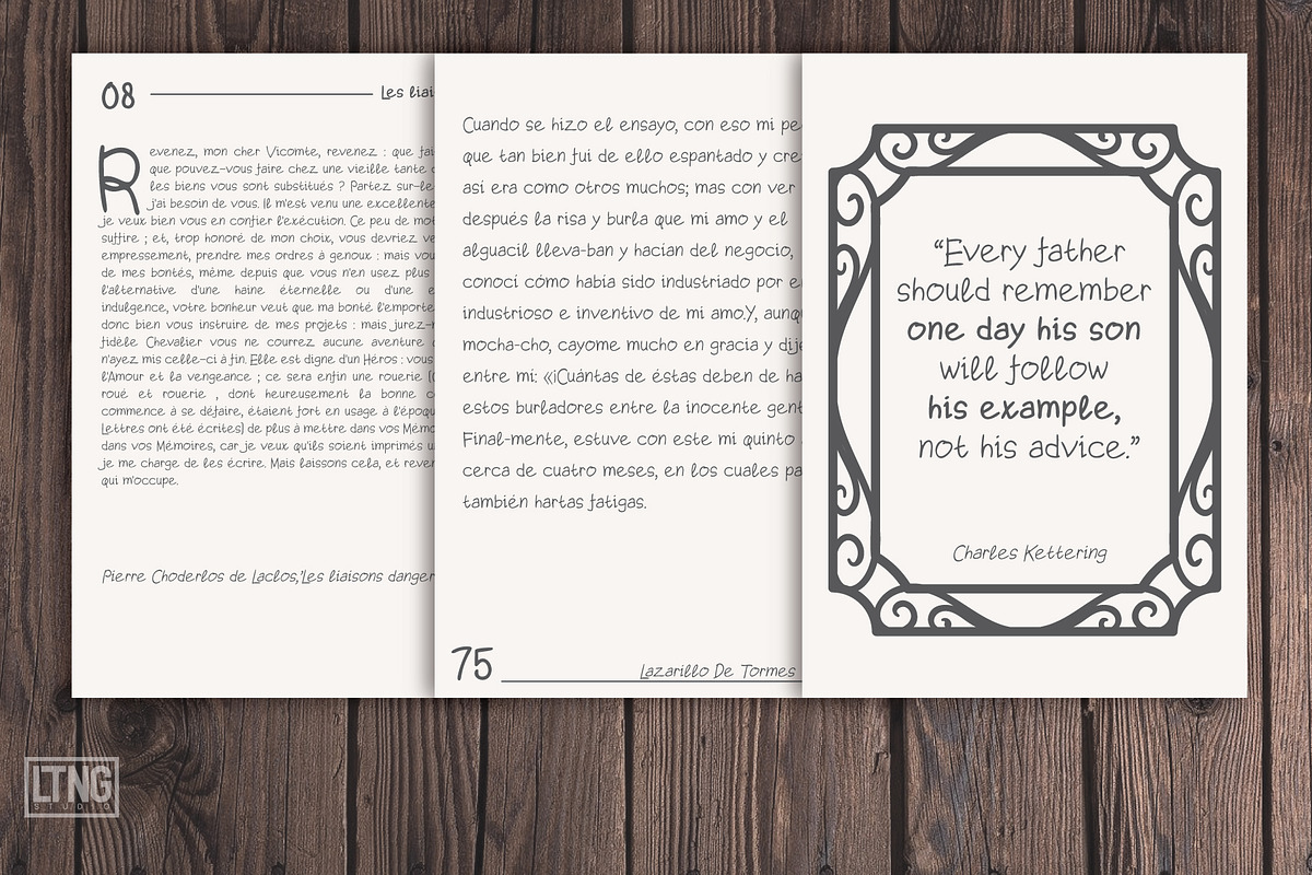 Santosa Handwriting preview 4
