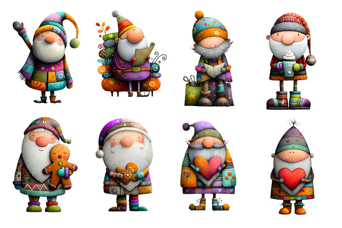Whasicimal Santa  clipart, an Illustration by Designworld (Photo 3 of 5)