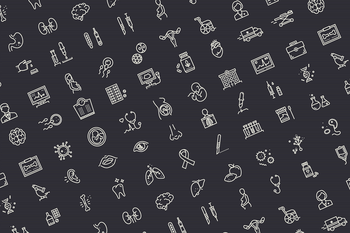 Medicine, Healthcare Thin Line Icons, an Outline Icon by Nuburu (Photo 4 of 4)