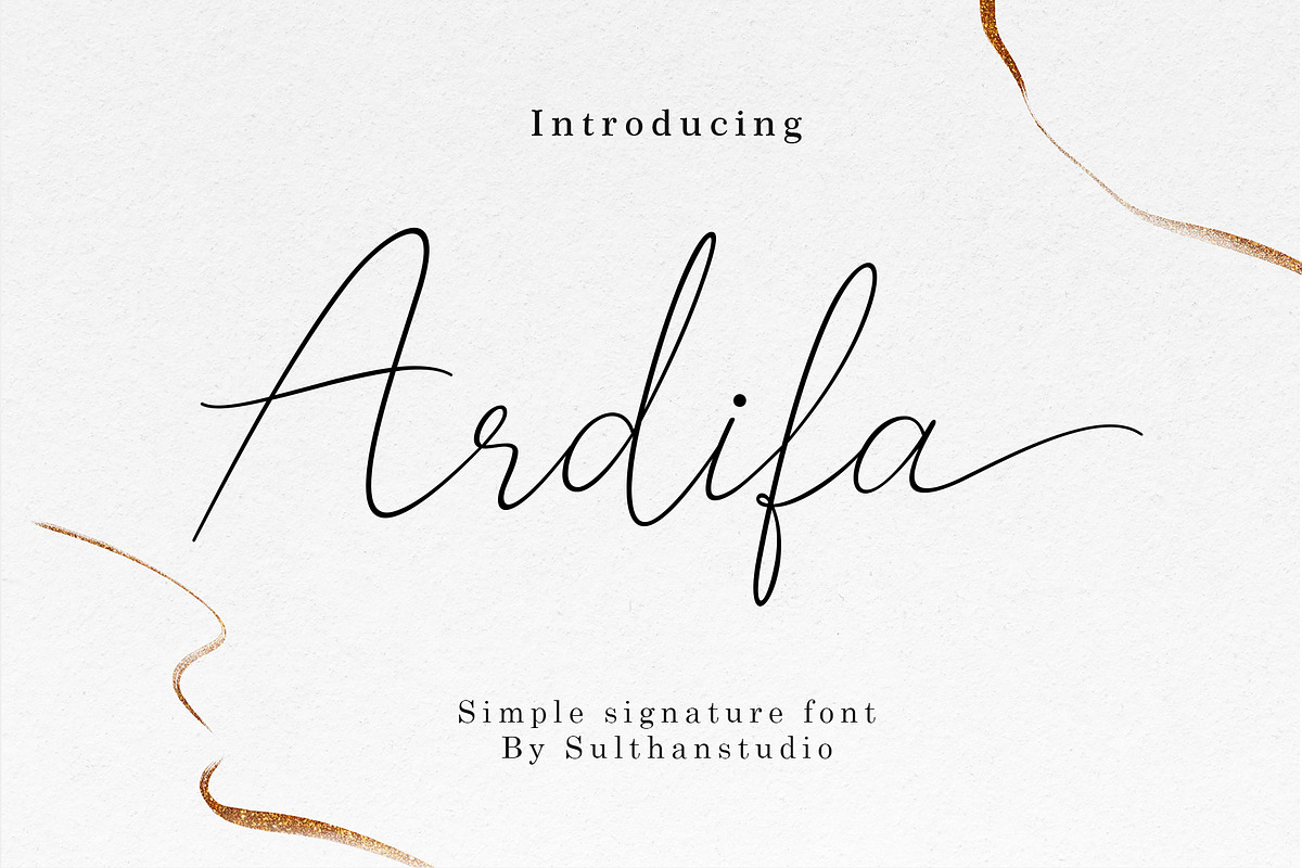 Ardifa, a Handwritten Font by Sulthan Studio (Photo 1 of 11)