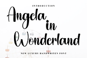 Angela in Wonderland, a Handwritten Font by InermediaSTUDIO (Thumbnail 1 of 8)