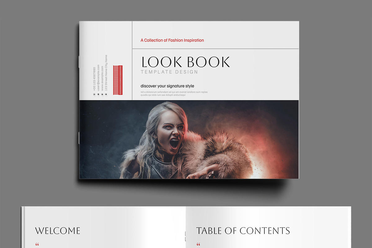 Fashion Lookbook Design Template, a Brochure Template by MightyDesign (Photo 2 of 8)