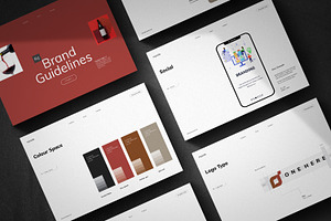 Minimal Brand Guidelines, a Brochure Template by metastudio38