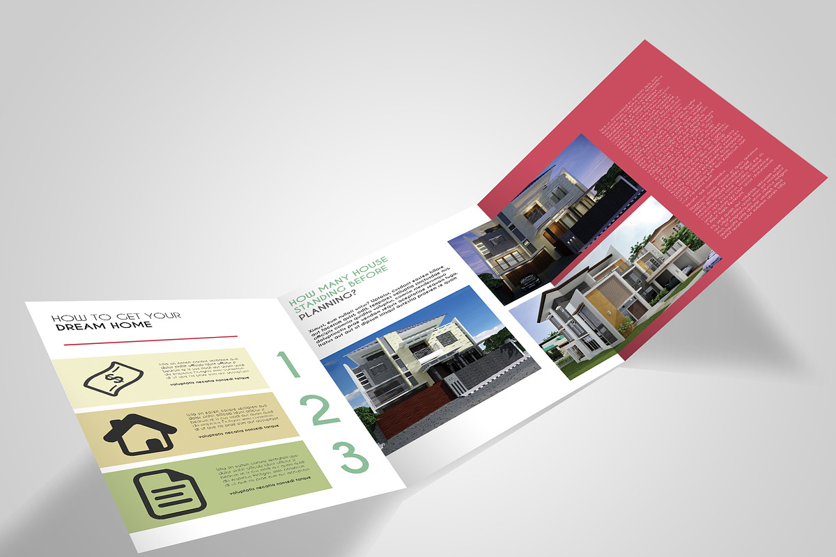 Square Trifold Mockup, a Print Template by BoriesBechker (Photo 5 of 9)