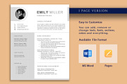 Modern Resume Template, a Resume Template by VictoriousVita (Thumbnail 2 of 8)