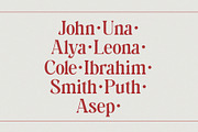 Rightens - Oldstyle Display Serif, a Serif Font by Jimoji (Thumbnail 6 of 11)