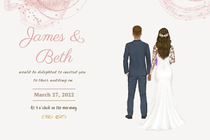 Bride Groom Clipart