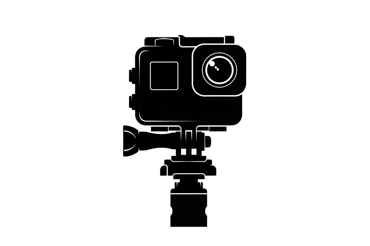 60 Action Camera Silhouette Icon, an Illustration by Artivon (Photo 23 of 61)