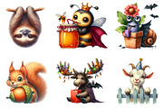 Quirky Animal Peeking Clipart, an Illustration by DreamArtGraphic (Thumbnail 3 of 4)