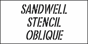 Sandwell Stencil JNL, a Sans Serif Font by Jeff Levine Fonts (Thumbnail 4 of 5)
