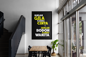 Wall Decoration Poster Design, a Poster Template by Al Pavo Studio