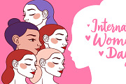 International Women’s Day March 8, a Background Graphic by RAHMAT (Thumbnail 4 of 4)
