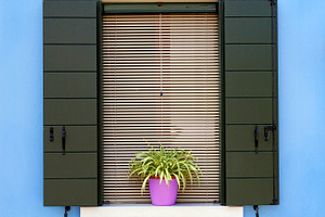 Colorful window in Venice, an Architecture Photo by BOOCYS