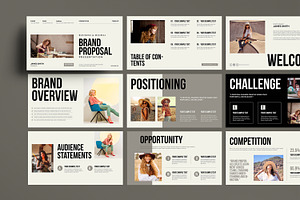 Brand Proposal Presentation Template, a Presentation Template by MightyDesign