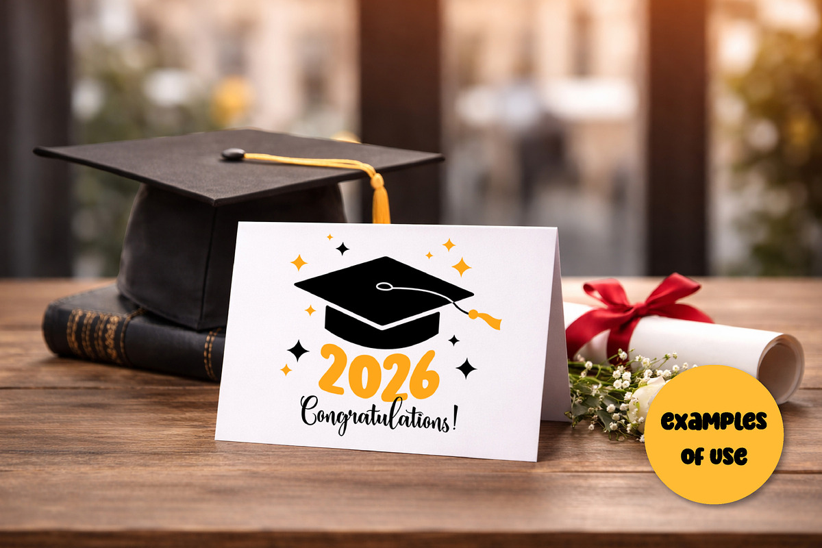 Class of 2026 SVG Graduation Designs, an Object Graphic by AnnaViolet_store (Photo 5 of 6)