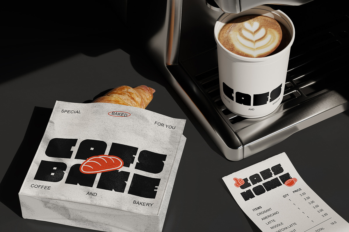 Bake & Brew - Modern Bold Chunky, a Sans Serif Font by Typia Nesia (Photo 12 of 14)