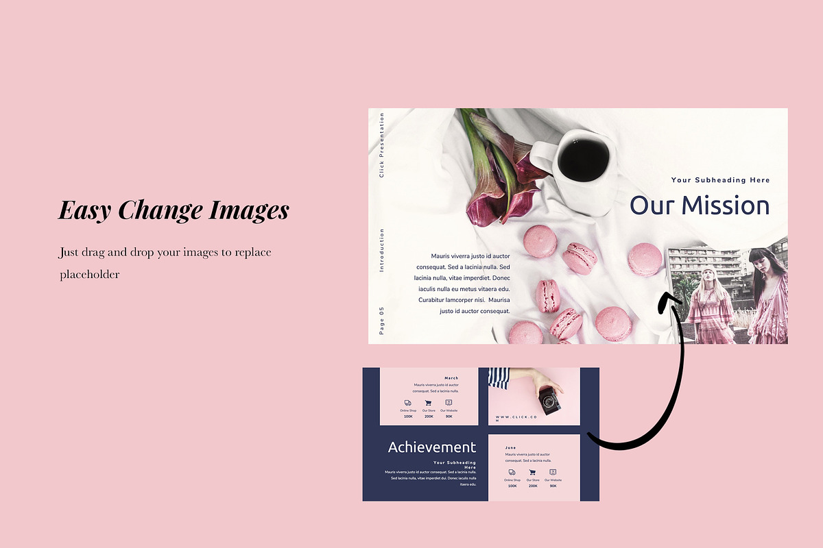 Click - Fashion Powerpoint, a Presentation Template by TMint Play
